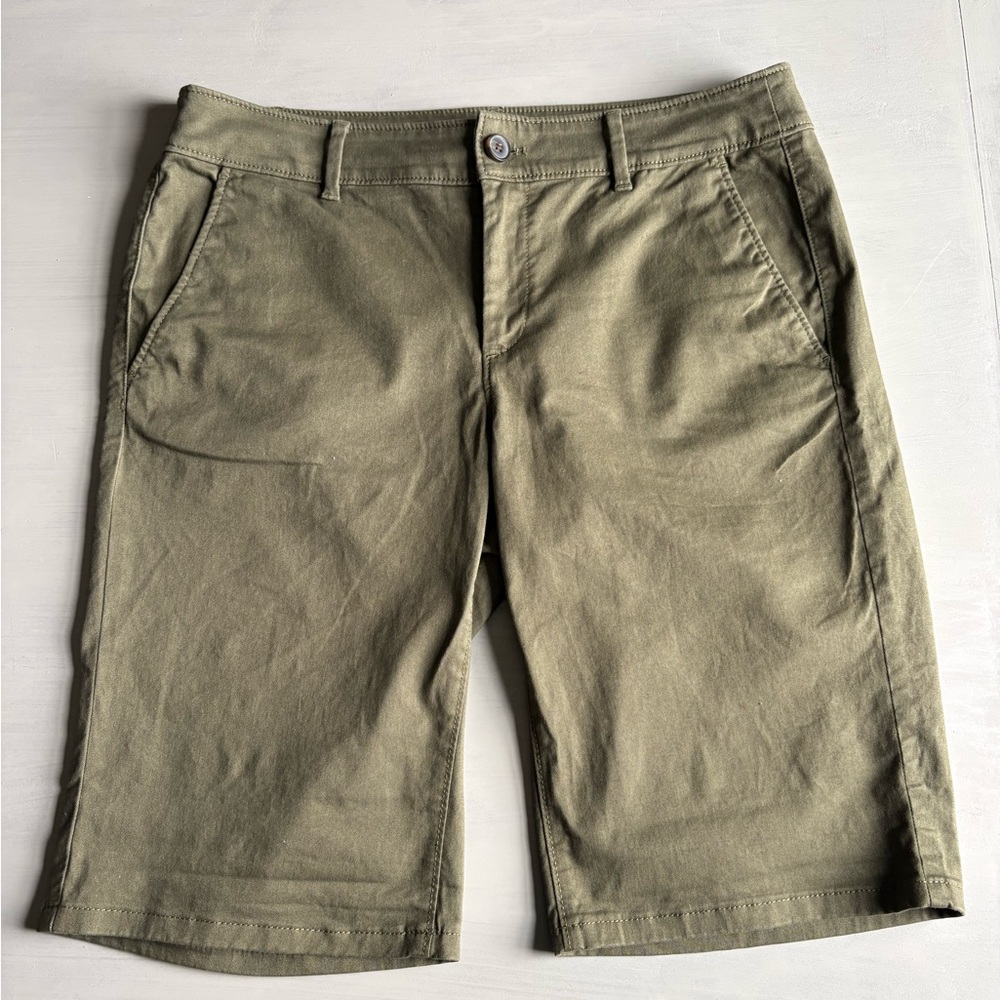Women’s Olive Green Casual Shorts LOFT Ann Taylor